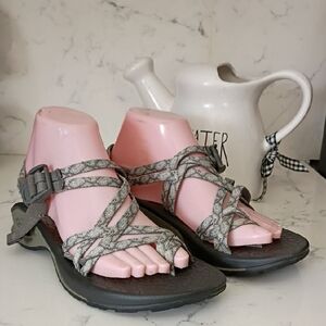 Chaco Women's Gray Strappy Sandals